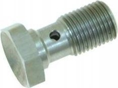 Vidë banjo TurboWorks M10x1.0, 20mm, çelik inox, ngjyrë argjendi