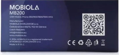 Мобилен телефон Мобиола Z, 2.2\" TFT, Dual SIM, со маса полнач, црн