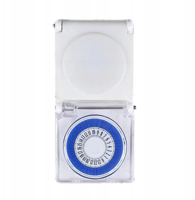 Kohëmatës mekanik HAND Home PC-2M/S/44, 24 orë, prizë gjermane, i bardhë