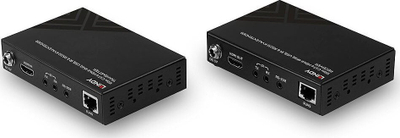 Zgjatues KVM Lindy 100m Cat.6, HDMI 4K 60Hz, USB RS232, i zi