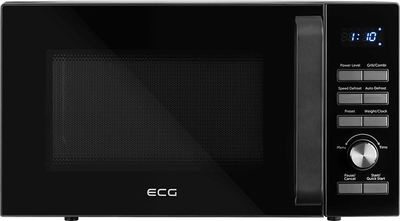 Fur mikrovalësh ECG MTD 2590 GBS, 25L, 900W, me gril, e zezë