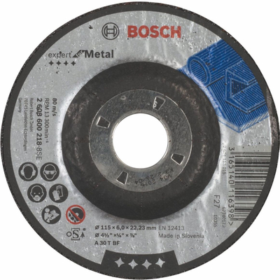 Disk bluarës për metal Bosch Expert for Metal 115x6mm