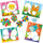 Set lojërash edukative SES Creative Montessori Sorting Colours and Materials, për renditje ngjyrash dhe materialesh, shumëngjyrësh