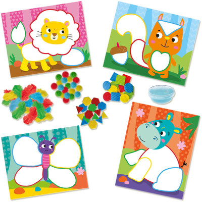 Set lojërash edukative SES Creative Montessori Sorting Colours and Materials, për renditje ngjyrash dhe materialesh, shumëngjyrësh