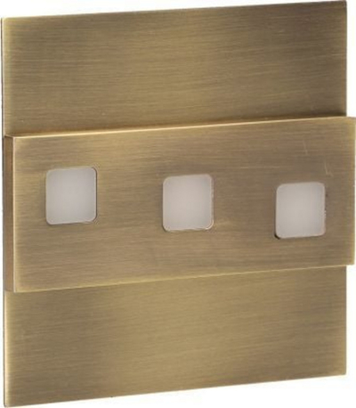 Ndriçues dekorativ Orno Lepus LED, 1.2 W, bronz