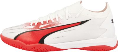 Këpucë futbolli sallë PUMA Ultra Match IT, të bardha të zeza