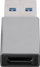 Adapter USB 4smarts 540275, USB Type C në USB A 3.0, ngjyrë argjendi
