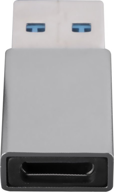 Adapter USB 4smarts 540275, USB Type C në USB A 3.0, ngjyrë argjendi