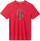 Bluzë me mëngë të shkurtra Smartwool Mountain Horizon Graphic SS Tee, unisex, masa XL, e kuqe
