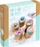Set punimesh me dorë Fat Brain Toys Do It Yourself Adorable Mini Boxes, 5 kuti, 200 gurë zbukurimi, me ngjyra të ndryshme