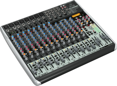 Аудио миксер Behringer XENYX QX2222 USB, 22 канали, ефекти KLARK TEKNIK, црн