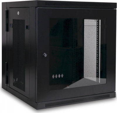 Kabinet mur muror rrjeti Tripp Lite SmartRack SRW12USG, 12U, me derë Plexiglas, ngjyrë e zezë