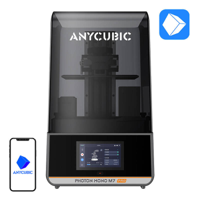 Printer 3D Anycubic Photon Mono M7 Pro, rezinë SLA, ekran 14K, i zi