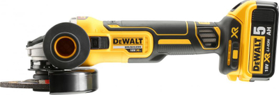 Smerilues Dewalt DCG405P2, i verdhë