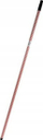 Shkop doreze për fshesë Rubberized B34 F, 130cm, metalik, i kuq