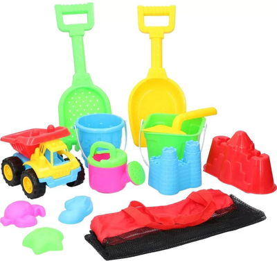 Set lodrash me rërë Eddy Toys, me çantë për t’i mbajt, për në plazh
