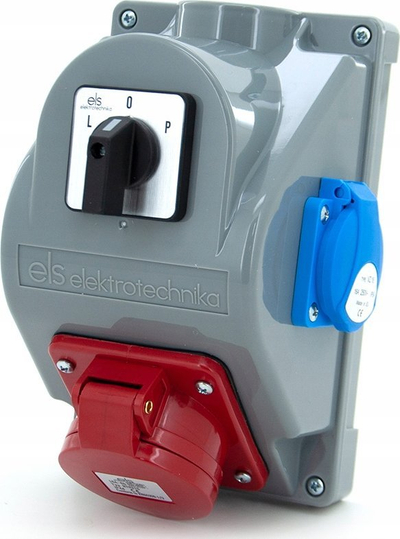 Ndarës muri ELS Elektrotechnika, 1x CEE 16A, 230V, IP44