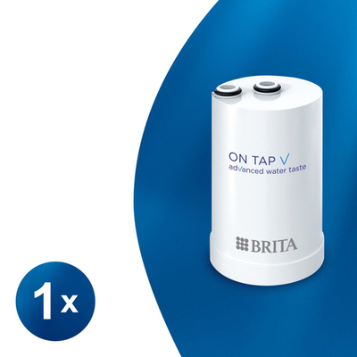 Filtri i ujit Brita ON TAP V, 4 faza filtrimi, 600L kapacitet, i bardhë