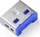 Set bllokues porti USB A Smart Keeper Basic, 6 copë me çelës, blu e errët