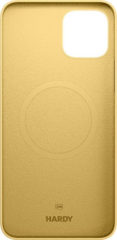 Mbrojtëse silikoni 3MK MagCase për iPhone 15 Plus, me MagSafe, e verdhë