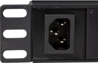 Prizë rack LogiLink PDU8A02, 8 dalje IEC C13, 1U 19", e zezë