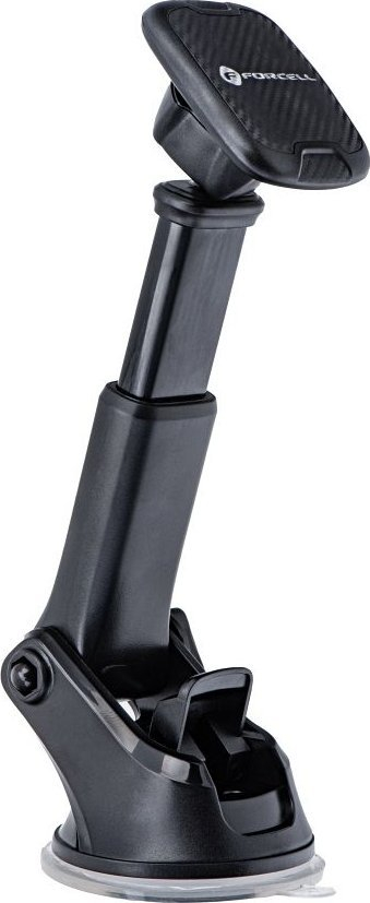 Mbajtës magnetik makine ForCell CAR CARBON H-CT327, për xham, i zi