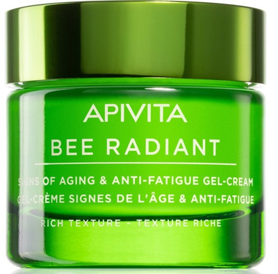 Krem fytyre Apivita Bee Radiant, kundër rrudhave, teksturë e trashë, 50 ml