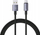 Kabllo USB në Micro USB Usams SJ668USB, 1.2m, 2A, ngjyrë argjendtë