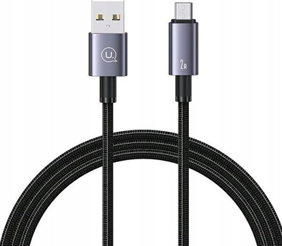Kabllo USB në Micro USB Usams SJ668USB, 1.2m, 2A, ngjyrë argjendtë