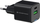 Ѕиден полнач Conceptronic 2-портен GaN, 20W, USB C PD и USB A QC 3.0, бел