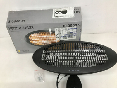 Ngrohës me rreze infra të kuqe Trotec IR 2000 S, 2000W, për mur, i zi