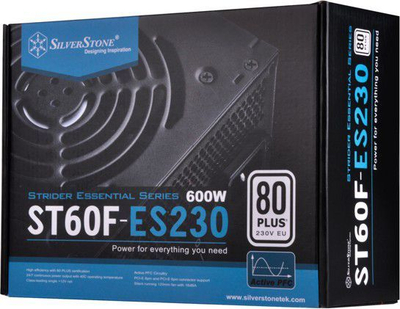Burim energjie SilverStone Strider SST-ST60F-ES230 ATX, 600W