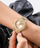 Orë për femra Guess Gold Tone GW0746L2, e artë
