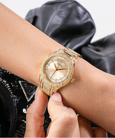 Orë për femra Guess Gold Tone GW0746L2, e artë