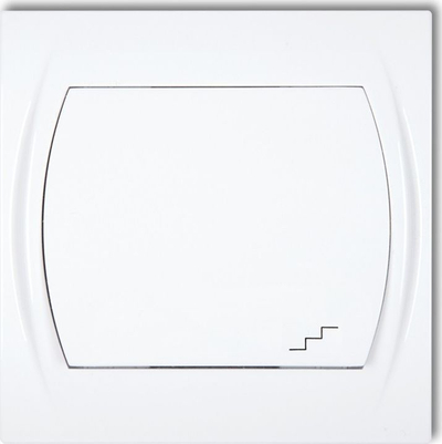 Ndërprerës Karlik Logo, IP20, i bardhë