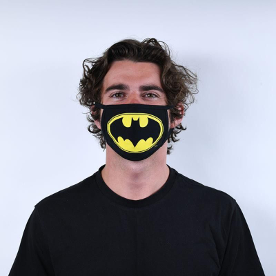 Maskë mbrojtëse Batman, 2 copë, 3 shtresa filtrimi, me shumë ngjyra