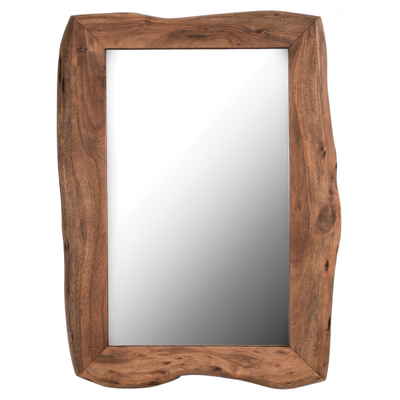 Pasqyrë dru acacia 100×75×4 cm (HM8187.11)
