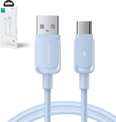 Kabllo USB Joyroom S-AC027A14, USB-A me USB-C, 3A, 1.2m, blu