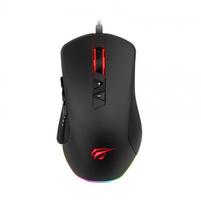 Гејминг глушец Havit Gamenote MS900 MS760, 12000 DPI, RGB, црн