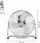 Ventilator për në dysheme Trotec TVM 18, 18", komplet metal, krom
