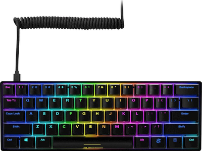 Tastierë gaming Sharkoon SKILLER SGK50 S4, mekanike 60%, RGB, e zezë