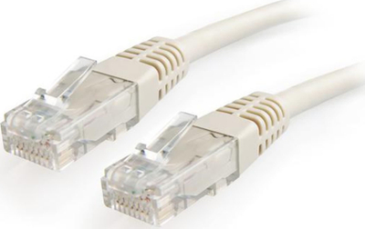 Kabllo rrjeti Patchcord U UTP CAT6, 1m, RJ45, gri