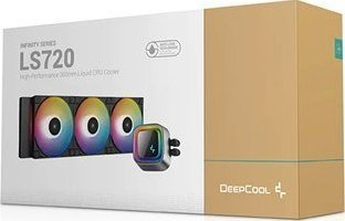 Ftohës uji Deepcool LS720, radiator 360 mm, A-RGB, i zi