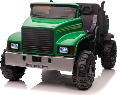 Makina elektrike për fëmijë Agriculture Truck, 2 vende, dritat LED, jeshile