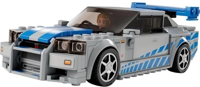 Играчка LEGO Speed ​​​​Champions Nissan Skyline GT-R (R34) од Fast and Furious