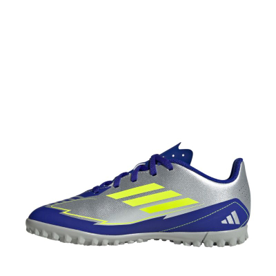 Këpucë futbolli Adidas F50 Club Messi TF Jr IH0923, për kalamaj, terren sintetik, shumëngjyrëshe
