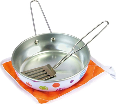Сет кујнски играчки Legler Enamel Cookware Set, 11 парчиња, емајлиран метал, шарен