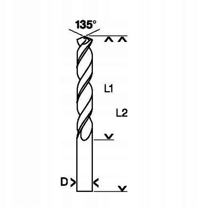 Frese metali Bosch HSS-G, 7.5mm, 1 copë