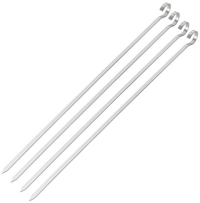 Shkopinj për shishqebap Kinghoff KH 1914, set 4 copë, 36 cm, inox