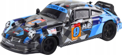 Makinë me pult LEAN TOYS 1:18, rrota gome, 23 cm, blu